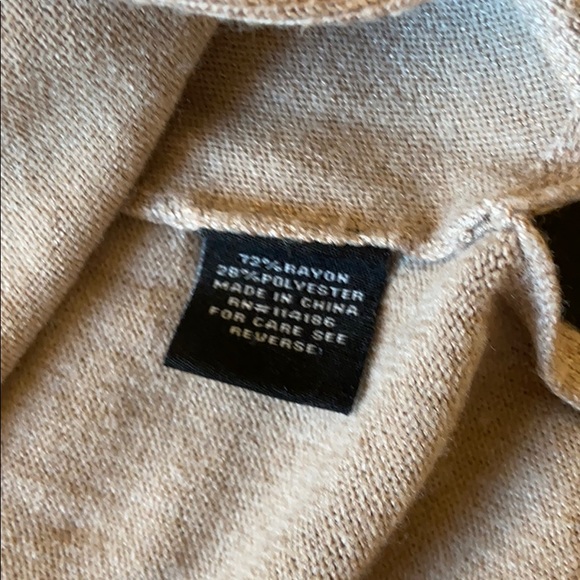 Soft, Heathered Oatmeal, Asymmetrical Hem Sweater - Picture 5 of 5